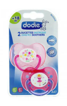 Dodie Duo sucette physiologique silicone +6 mois Jungle