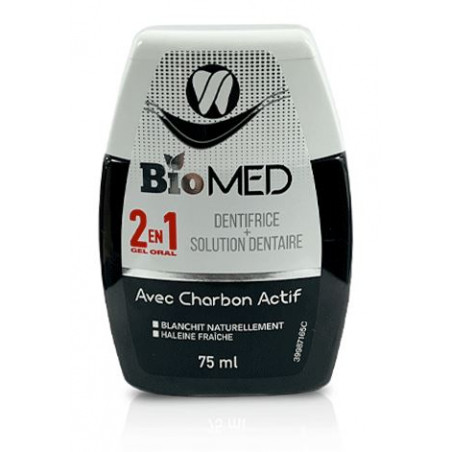 Dentifrice Charbon Actif BIO - 75 ml